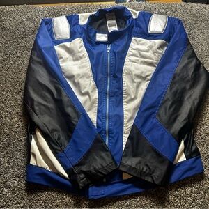 Dynamic Blue and Black Performance Jacket